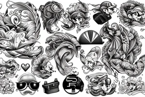 waves tattoo idea