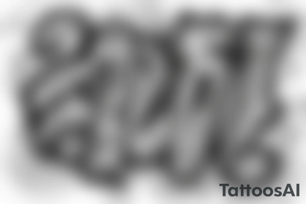 Letters 
Ruthless Focus, Commitment, Sheer Will tattoo idea