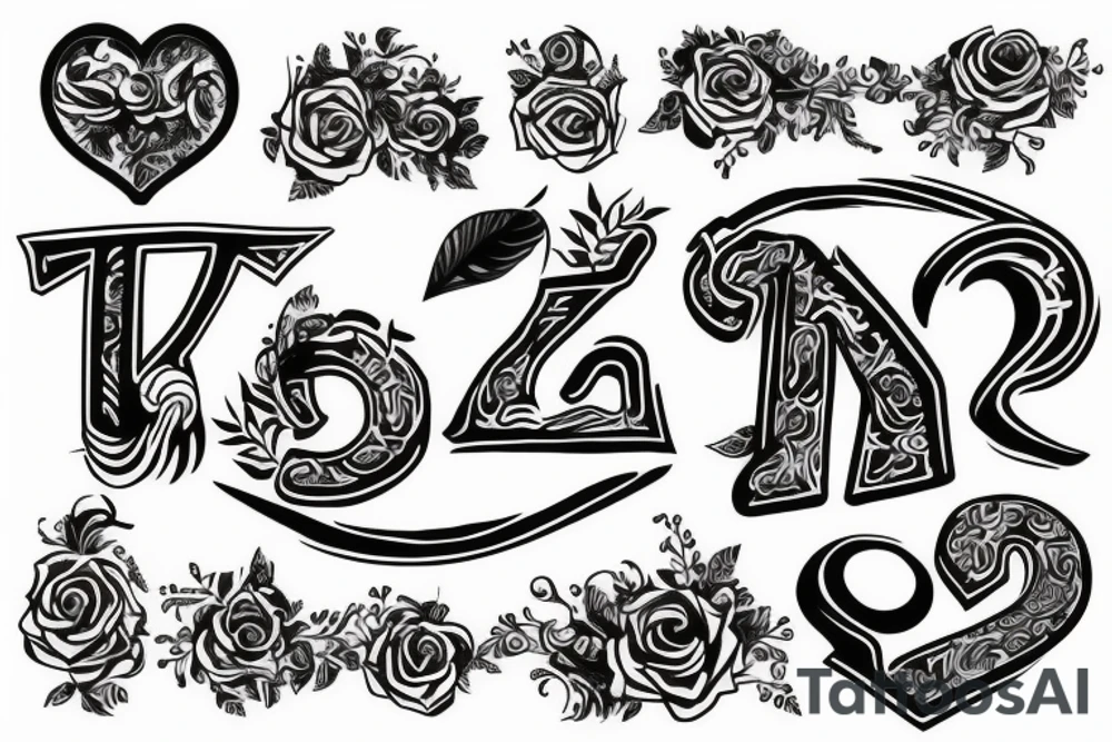 Letter R tattoo idea