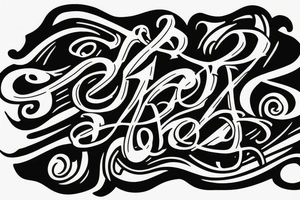Letter R tattoo idea