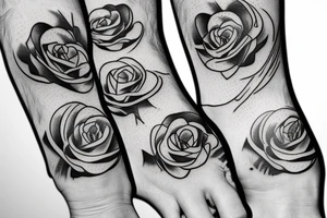 tattoo is used  for covering a scar on ankle tattoo idea