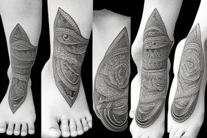tattoo is used  for covering a scar on ankle tattoo idea