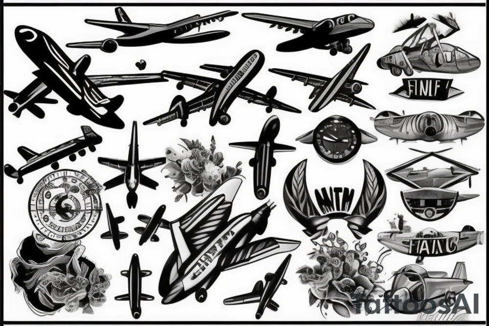 Aircraft, family tattoo idea