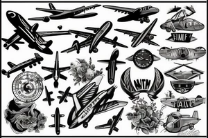 Aircraft, family tattoo idea