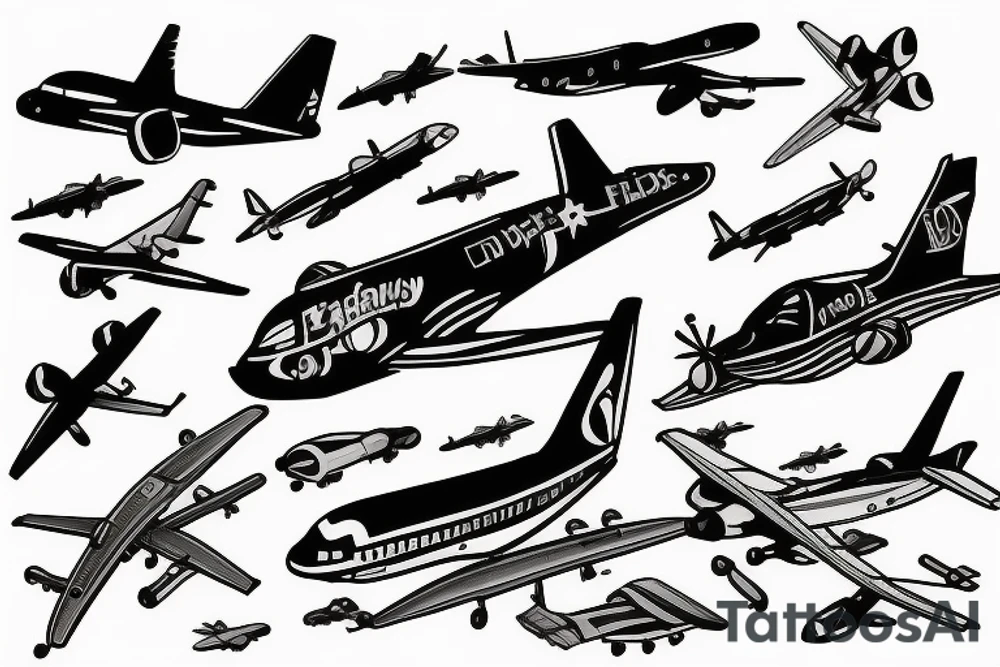 Aircraft, family tattoo idea