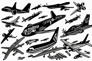 Aircraft, family tattoo idea