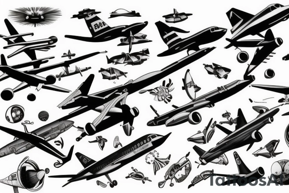 Aircraft, family tattoo idea