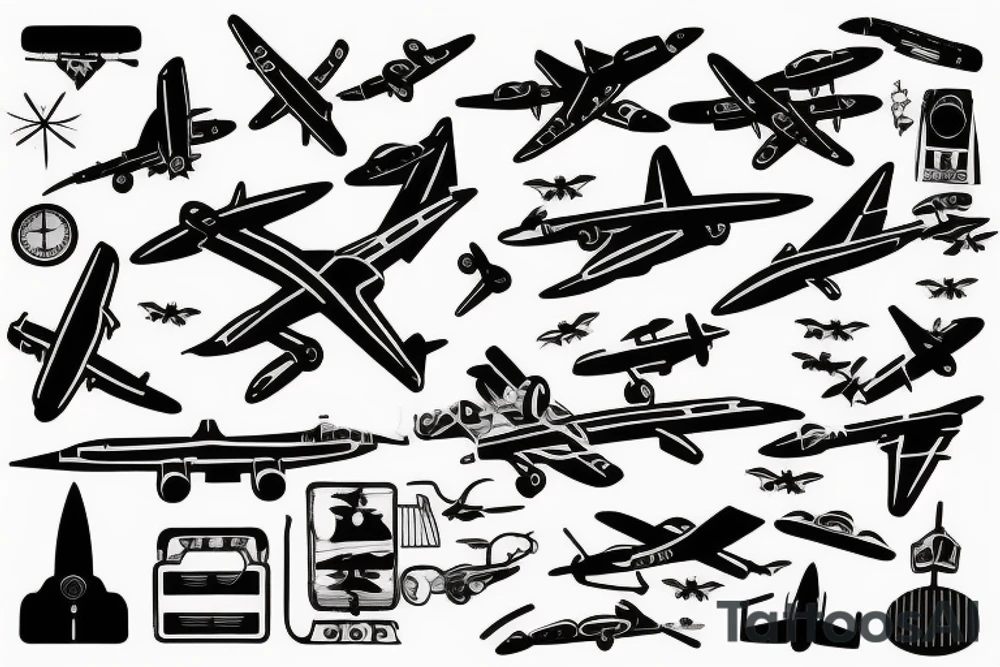 Aircraft, family tattoo idea
