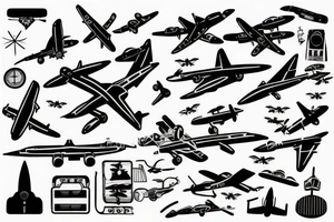 Aircraft, family tattoo idea