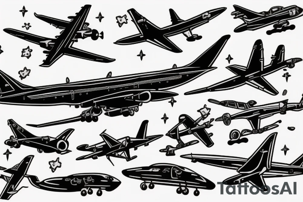 Aircraft, family tattoo idea