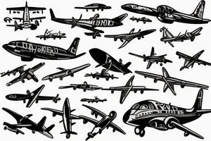 Aircraft, family tattoo idea