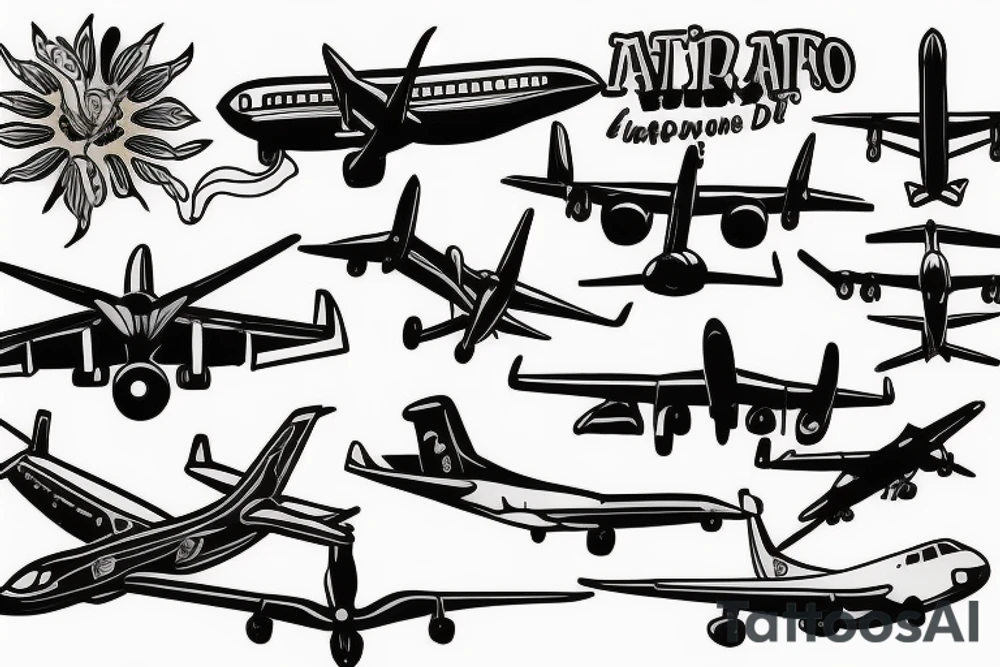 Aircraft tattoo idea