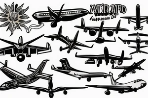 Aircraft tattoo idea