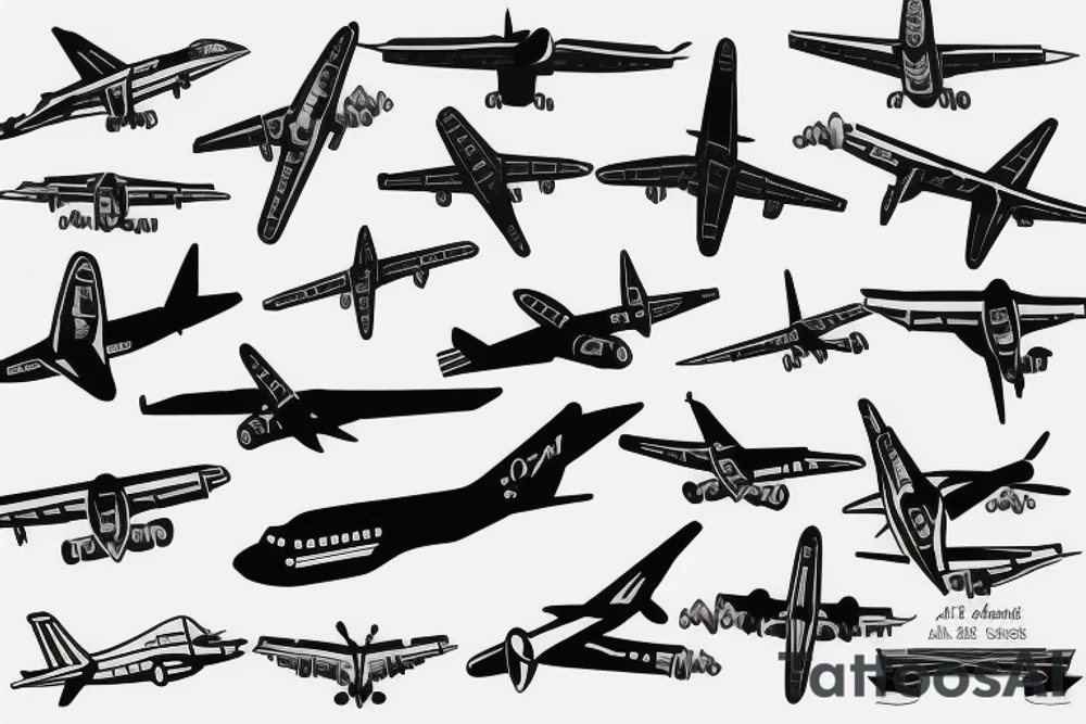 Aircraft tattoo idea