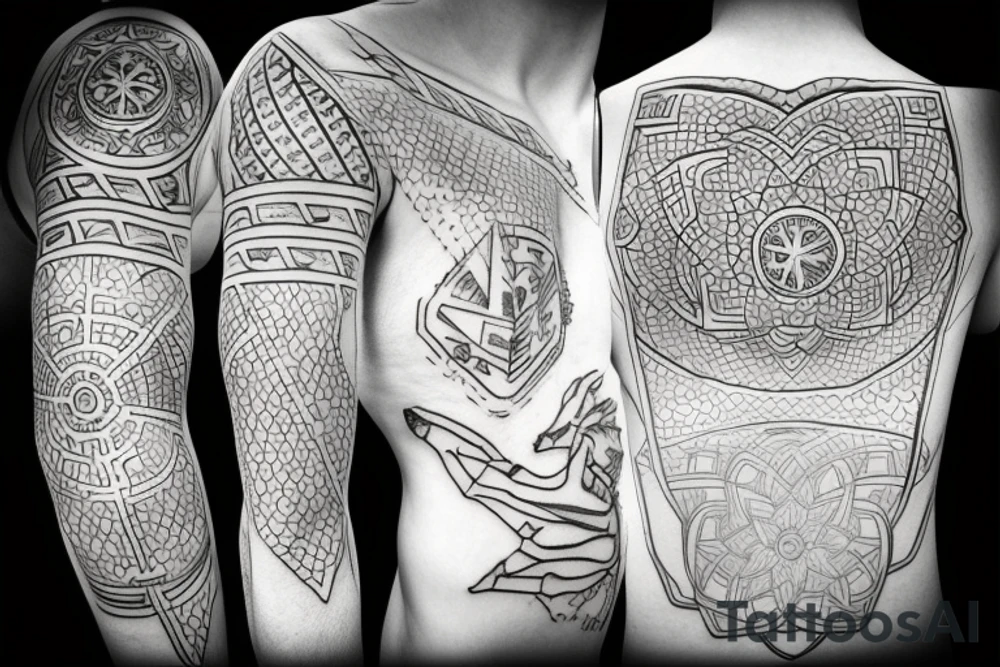 outline of israel and jordan tattoo idea