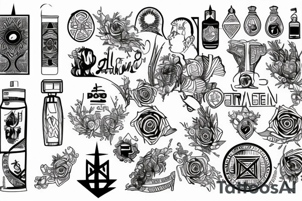 outline of israel and jordan tattoo idea