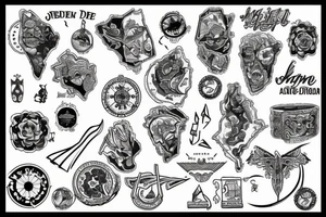 map of jordan tattoo idea