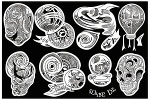 globe tattoo idea
