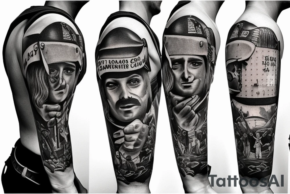 Christian locksmith Firefighter tattoo idea