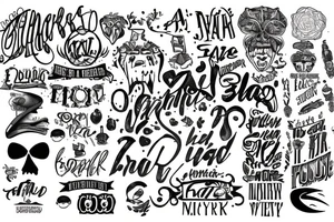 Katie Mikey Matt Sam tattoo idea