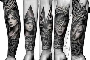 Arm band tattoo idea