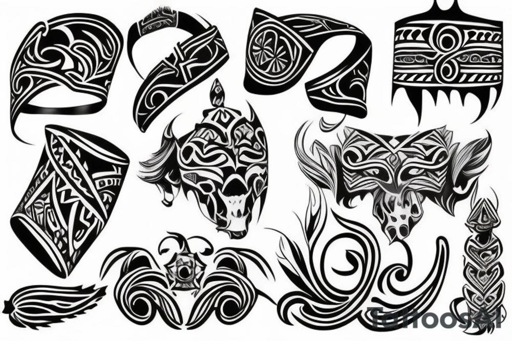 Arm band tattoo idea