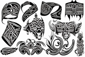 Arm band tattoo idea