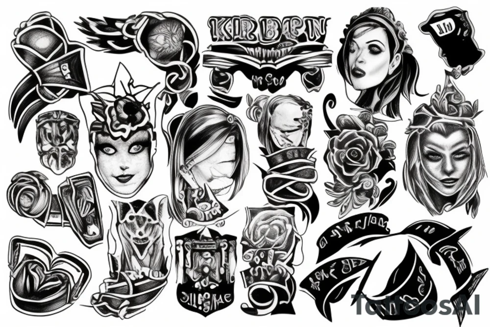 Arm band tattoo idea