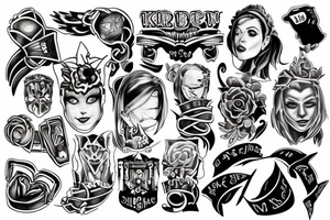 Arm band tattoo idea