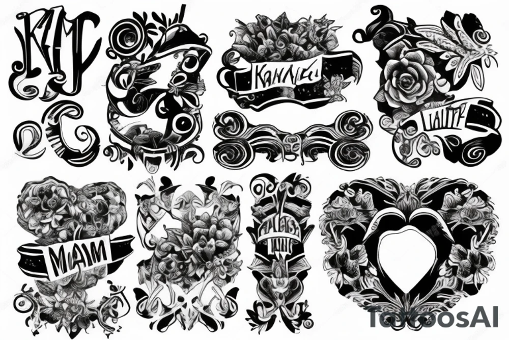 Arm band tattoo idea