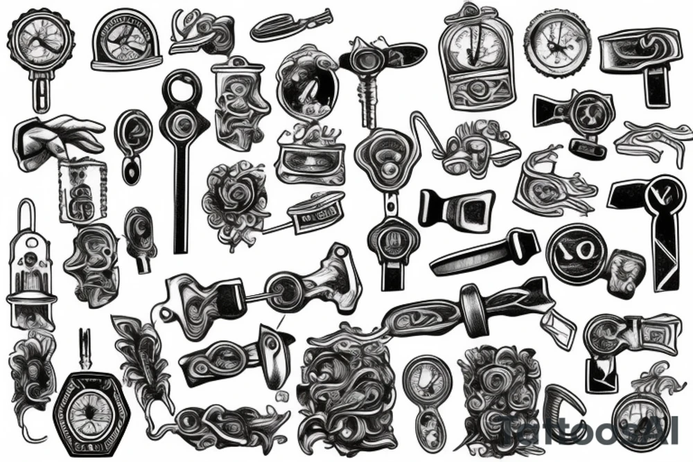 Locksmith tattoo idea