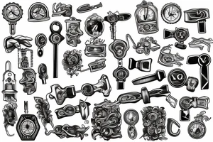 Locksmith tattoo idea