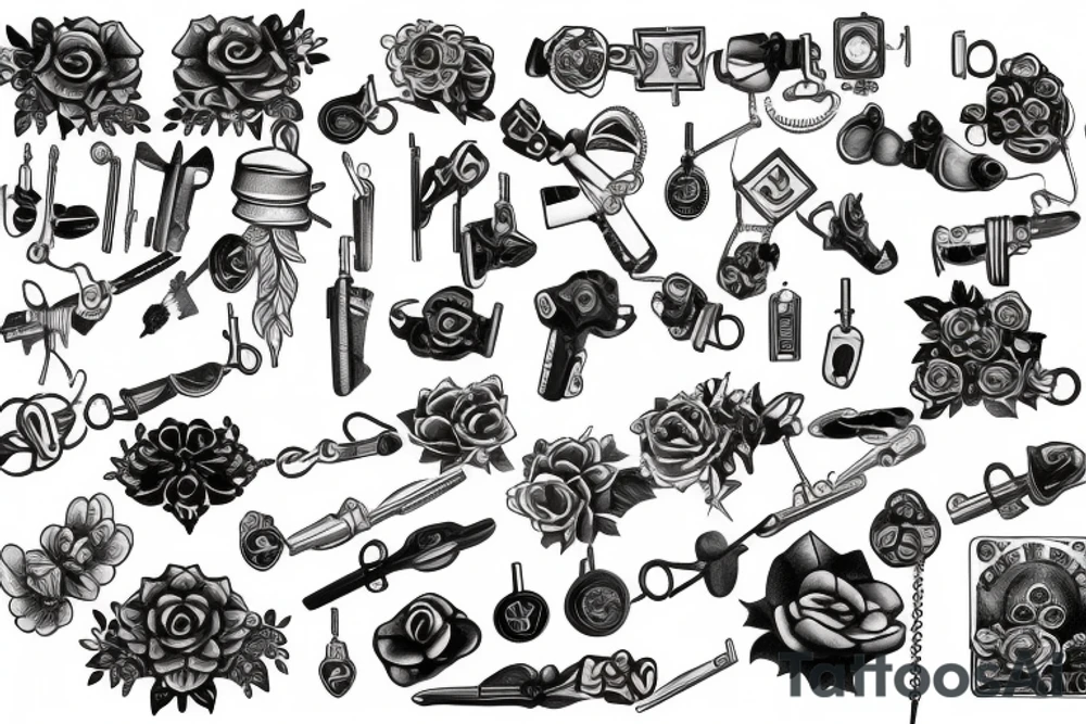 Locksmith tattoo idea
