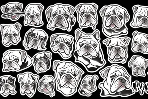 english bulldog tattoo idea