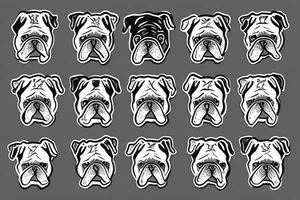 english bulldog tattoo idea