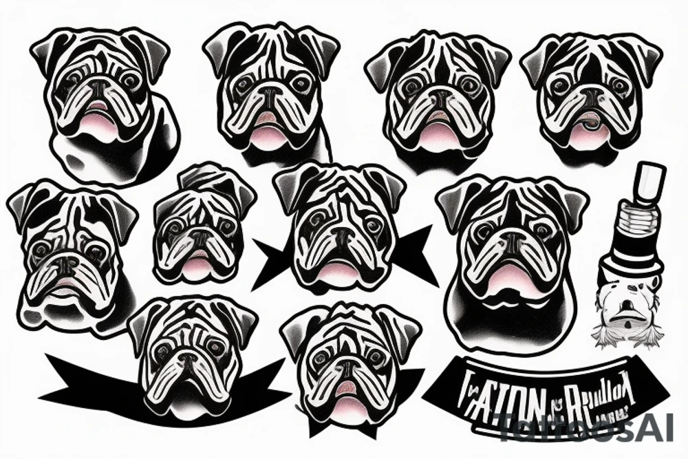english bulldog tattoo idea