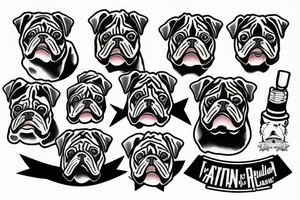 english bulldog tattoo idea