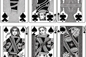 Playing cards with date 4/9/22 tattoo idea