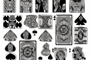 Playing cards with date 4/9/22 tattoo idea
