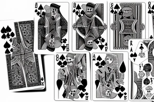 Playing cards j and 9 tattoo idea
