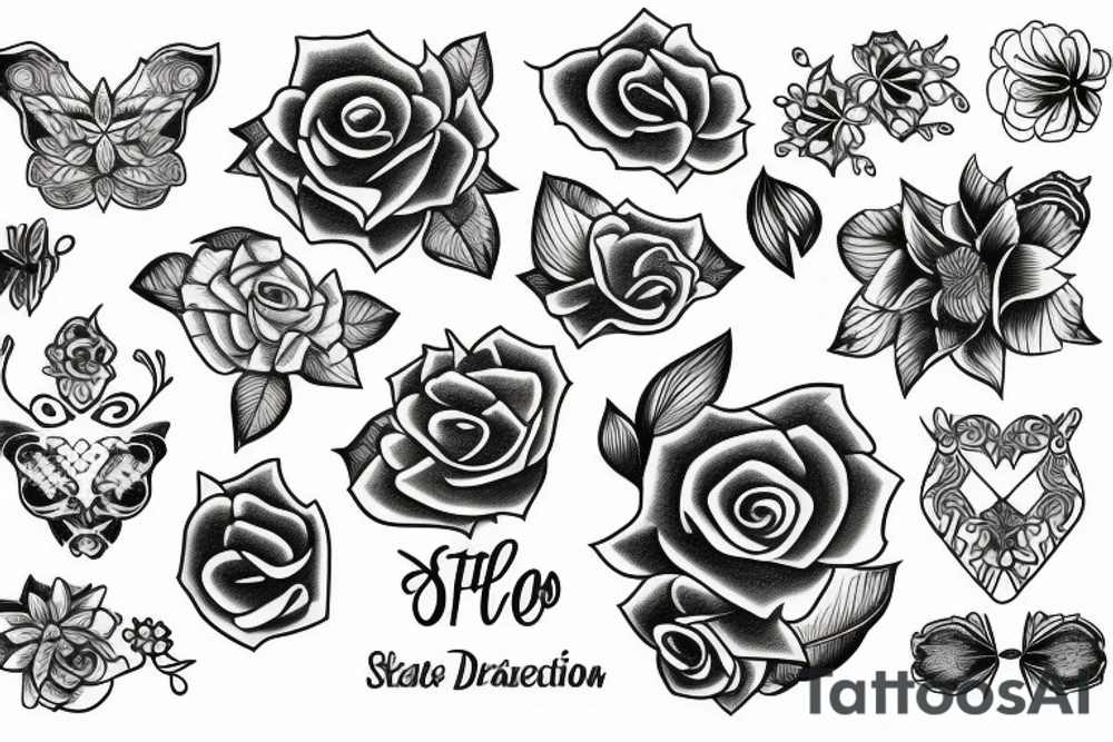 Estilo dotwork tattoo idea