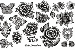 Estilo dotwork tattoo idea