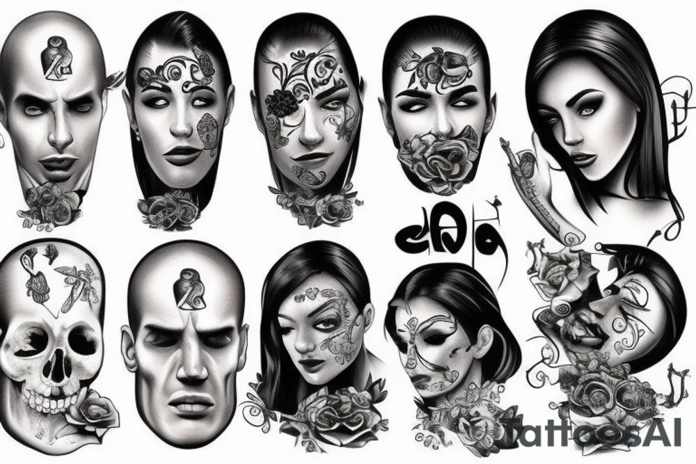 Gangster tattoo tattoo idea