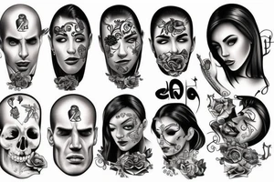 Gangster tattoo tattoo idea