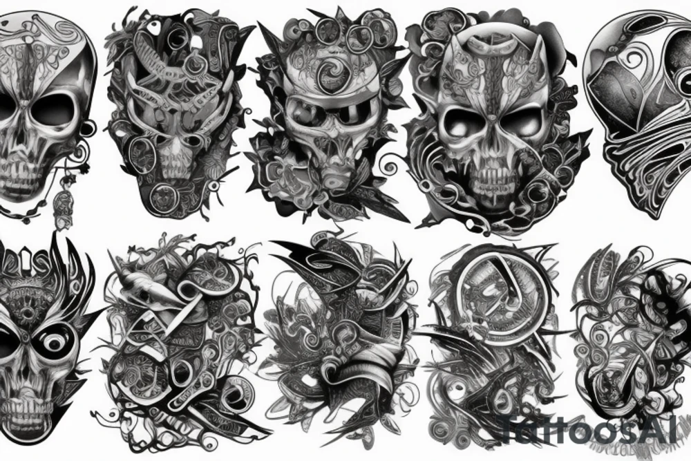 Packs of money tattoo idea