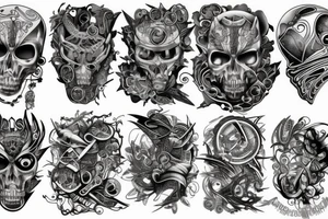 Packs of money tattoo idea