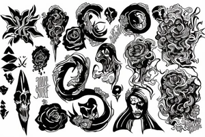 Get rich or dye tryin tattoo idea