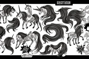 Unicorn tattoo idea