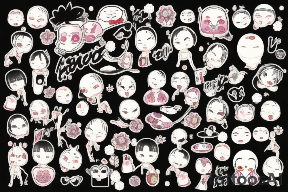 𝐂𝐡𝐢𝐳𝐮𝐫𝐮 𝐌𝐢𝐳𝐮𝐡𝐚𝐫𝐚 from Kanojo, okarishimasu tattoo idea