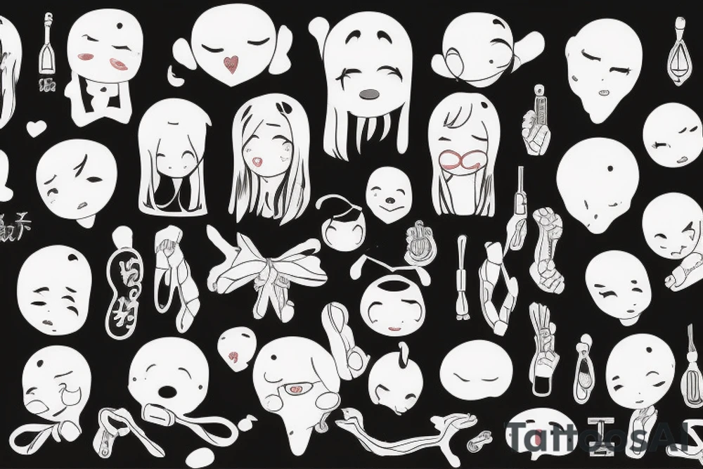 𝐂𝐡𝐢𝐳𝐮𝐫𝐮 𝐌𝐢𝐳𝐮𝐡𝐚𝐫𝐚 from Kanojo, okarishimasu tattoo idea